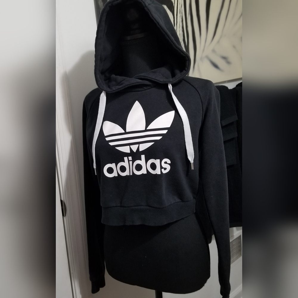 Adidas cropped hoodie